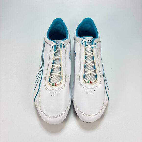 Puma Drift Cat 4 SF White Blue Low Top Lifestyle Sneakers 304460-04 Mens Size 13 main image 6